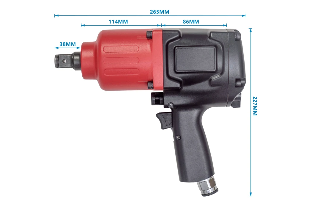 Torsi Tinggi 3/4'' Drive Air Impact Gun 1