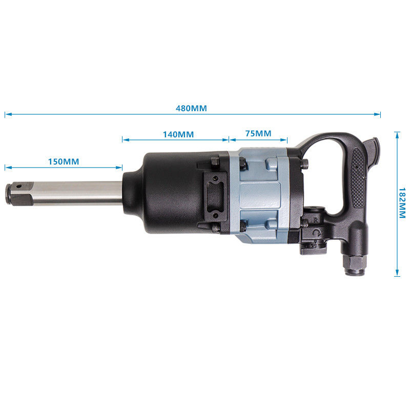 Heavy Duty 1 Inch Drive Air Impact Gun Lebih Kuat Dampak Kunci Pas Listrik Portabel