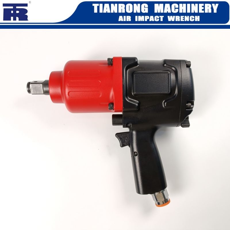 Pegangan Ergonomis 3 4 Inch Impact Wrench 1.5/4 Inch Anvil Length Torsi Tinggi