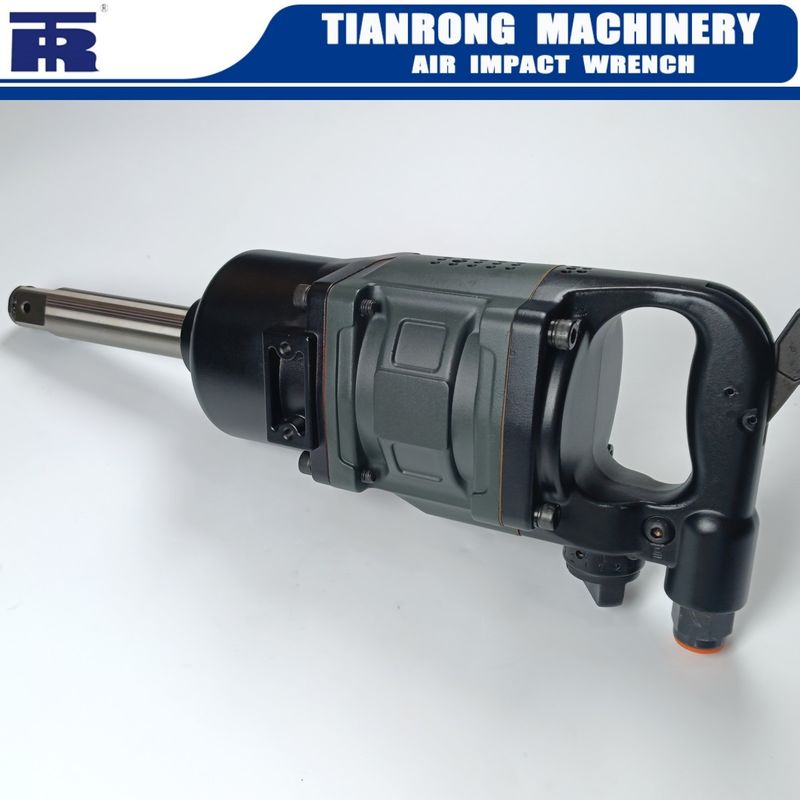 Ringan 1 Inch Impact Wrench Twin Hammer 3500nm Max Torsi 6/8 Inch Panjang Anvil