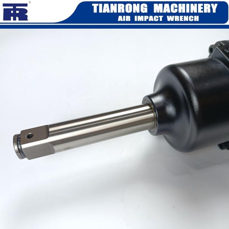 Ringan 1 Inch Impact Wrench Twin Hammer 3500nm Max Torsi 6/8 Inch Panjang Anvil